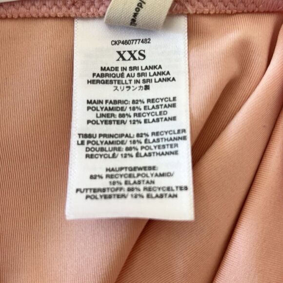 NWT Madewell Square Neck One Piece Pink Swimsuit - Picture 9 of 13